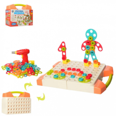 УЦЕНКА!!! Мозаика развивающая M 54822Orange-UC в чемодане