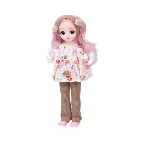 Дитяча іграшкова лялька F0322(White) шарнірна, розмір 29 см