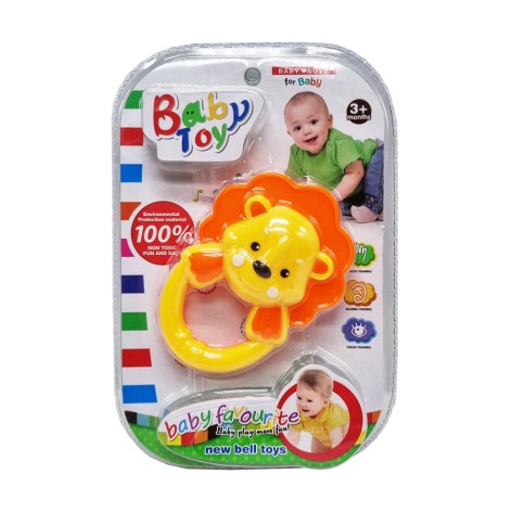 Погремушка детская 536-007, 5 видов Львенок