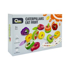 Дитяча іграшка "Шнурівка: Фрукти" M10C 12 продуктів, 2 мотузки, 6 карток