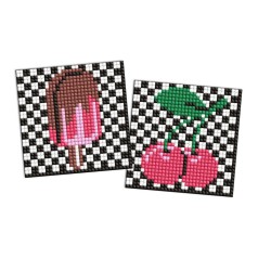 Алмазна мозаїка "LOL Surprise! Вишні і морозиво" AMG1109 на самоклеючій основі 9x9 см