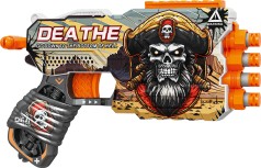 Іграшковий пістолет мех. чотириствольний з м'якими набоями (12 шт.) (Смерть) (23 х 14.5см)
