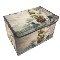 Кошик для зберігання іграшок MR 0625, 38 x 24 x 24 см Корабель