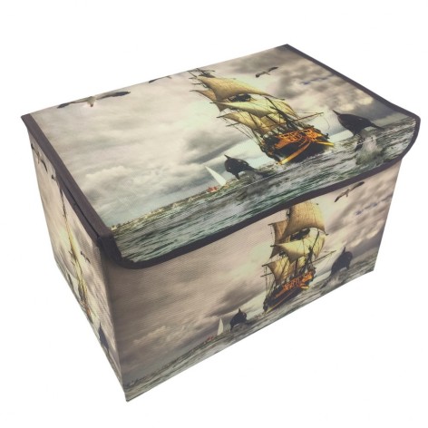 Кошик для зберігання іграшок MR 0625, 38 x 24 x 24 см Корабель