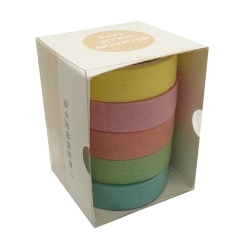 Набір декоративний скотч №78-3 в наборі 5 шт 1 см х 2 м