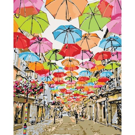 Картина за номерами. Міський пейзаж 