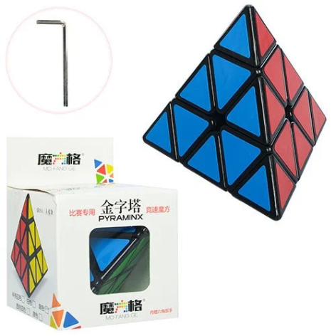 УЦІНКА! Головоломка пірамідка Pyraminx black 394-12-UC