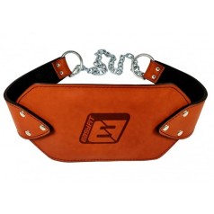 Пояс для обтяжень EasyFit EF-DBC-200-BR шкіра, до 200 кг, коричневий