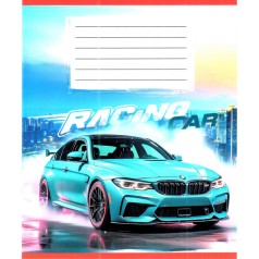 Зошит учнівський "Авто в диму" 036-580051L-5 у лінію, 36 аркушів (959057)