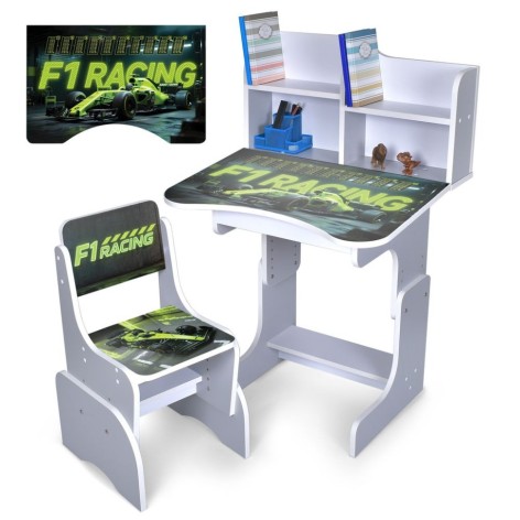 Дитяча парта N 2071-30-5 висота 3 положення, зі стільчиком