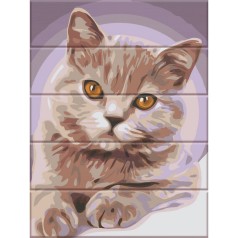 Картина по номерам по дереву 