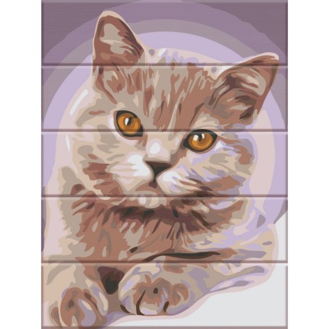 Картина по номерам по дереву 