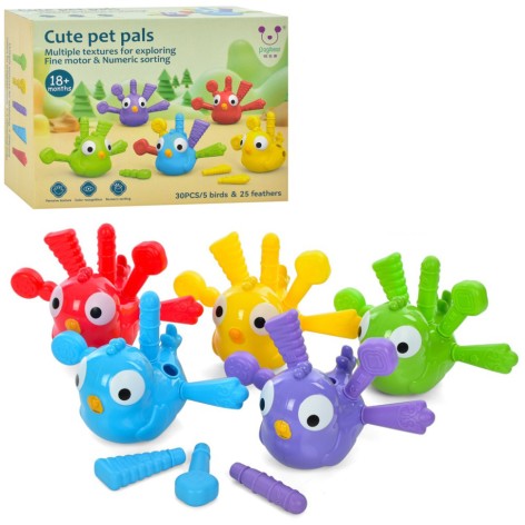 Дитячий сортер "Пташки" BB2004, 5 пташок