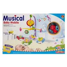 Дитячий мобіль на ліжечко "Метелик" 6518A, музика