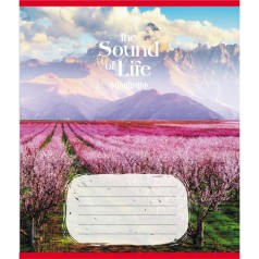 Зошит учнівський "Музика життя" 036-580266L-3 в лінію, 36 аркушів 