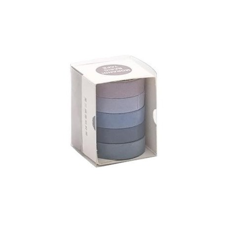 Набір декоративний скотч №78-4 в наборі 5 шт 1 см х 2 м