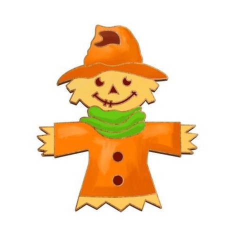 Заготовка брошки для розфарбовування "Міське опудало" FDZB-107