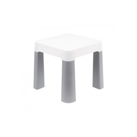 Дитячий табурет 0860TXK сіро-білий, до 75 кг 32 х 32 х 28 см