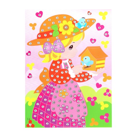 Дитяча мозаїка за номерами 