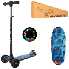 Самокат детский MAXI iTrike JR 3-060-22-WP3 трехколесный