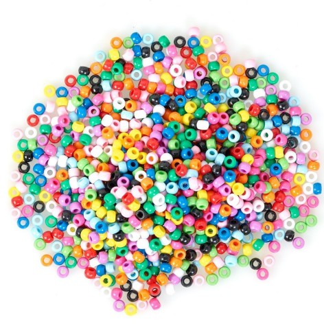 Набір бісеру для творчості BS-007 мікс кольорів, 10 грам в упаковці