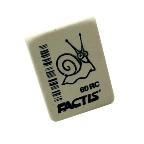 Гумка шкільна прямокутна CNF60RC, м'який