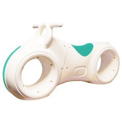 Детский толокар Трон Космо-байк Bluetooth Keedo HD-K06 Бело-Зеленый