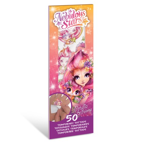 Набір тимчасових татуювань Зіркові малюнки "Петулія" Nebulous Stars 11458-1 боді-арт