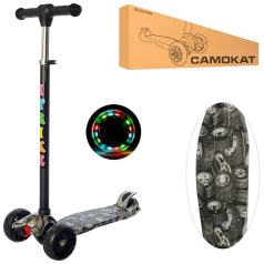 Самокат детский MAXI iTrike JR 3-060-22-WP4 трехколесный