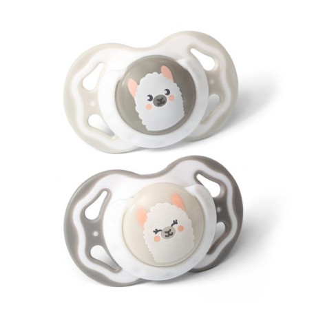 Пустушка симетрична силіконова (6-18 міс.) Альпаки (2шт./уп.) 