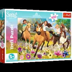 Пазли - (100 елм.) - Крокуй за мрією Дрім воркс: Дух свободи