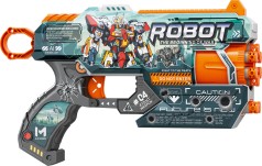 Іграшковий пістолет мех. з барабаном та м'як. набоями (12 шт.) (Робот Війни) (28 х 17,4см)