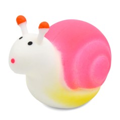 Дитяча іграшка-антистрес "Равлик" MS 4044(Pink) розмір 8,5 см, борошно
