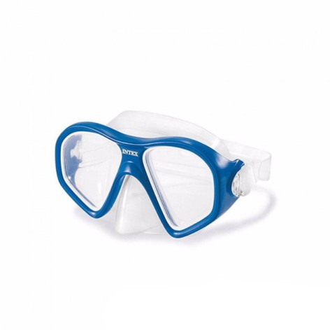 Маска для плавання 55977 ремінець регулюється  Синій