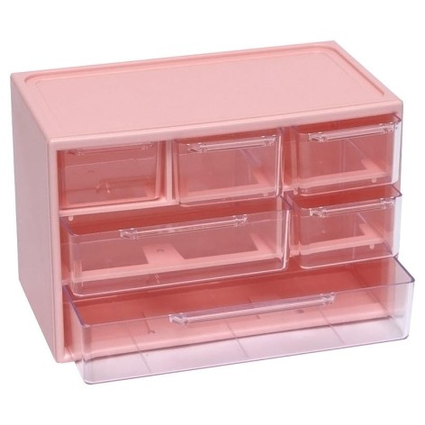 Органайзер настільний WXS-4 на 6 відділень Pink