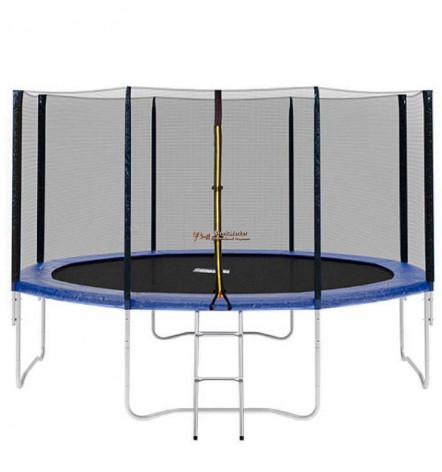 Дитячий батут із захисною сіткою MS 0822 на пружинах