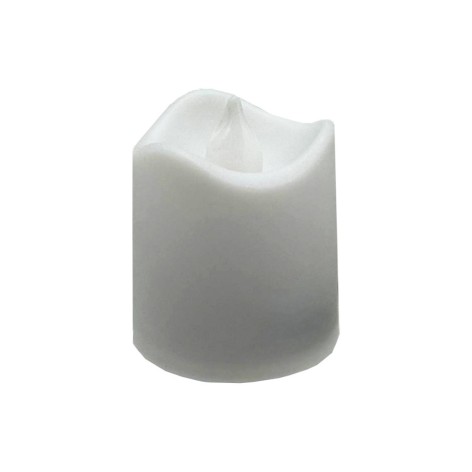 Декоративна свічка LED з полум'ям 12-67, 4 см Білий