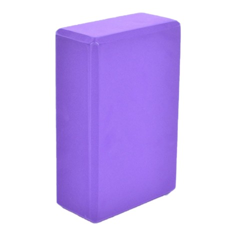 Блок для йоги MS 0858-11 EVA, Черный Фиолетовый