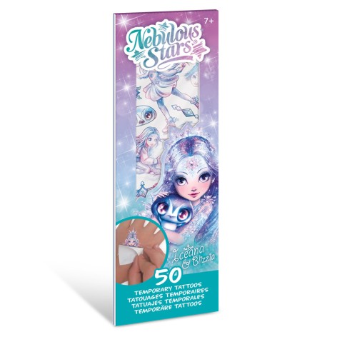 Набір тимчасових татуювань Зіркові малюнки "Айсеана" Nebulous Stars 11458-2 боді-арт