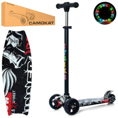 Самокат детский MAXI iTrike JR 3-060-22-WP5 трехколесный