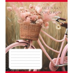Зошит загальний "Велосипед" 096-630091K-4 в клітинку, 96 аркушів