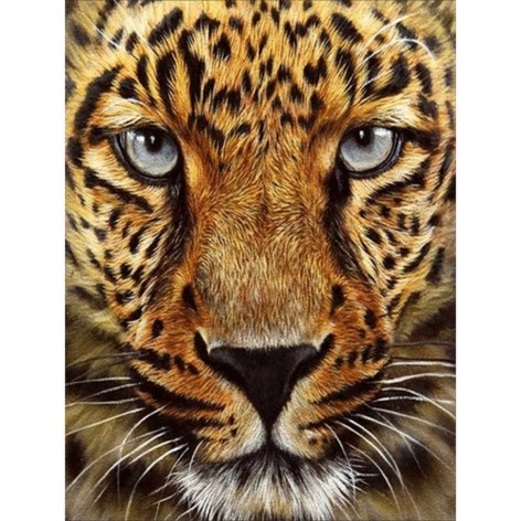 Алмазная мозаика без подрамника Strateg "Гепард" JSDF79613 30х40 см