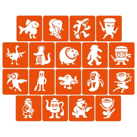 Набір трафаретів для біотату 