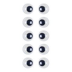 Пластикові очі для іграшок PE-016, 16 мм, 10 штук в упаковці