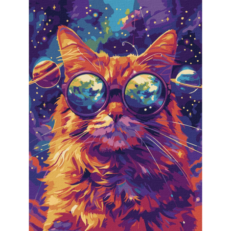 Картина за номерами "Зоряні окуляри" Ідейка KHO6651 30х40 см                                           