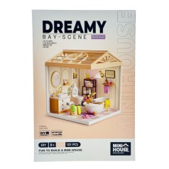 Конструктор-румбокс Ванна кімната Mini House 8009-MH серії "Інтер'єр", зі світлом