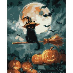 Картина за номерами "Маленький чаклун" ©art_selena_ua KHO6821, 40x50 см 