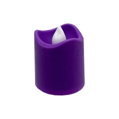 Декоративна свічка LED з полум'ям 12-67, 4 см Фіолетовий