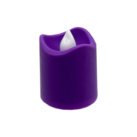Декоративна свічка LED з полум'ям 12-67, 4 см Фіолетовий
