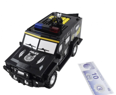 УЦІНКА! Машинка-скарбничка DSM-6672(Black) 30см, з музикою та світлом